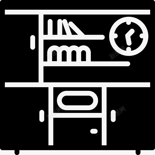 书架书展览svg_新图网 https://ixintu.com 书架 书展 展览 架子 陈列柜