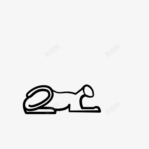 狮子字母埃及svg_新图网 https://ixintu.com 象形文字 狮子 字母 埃及