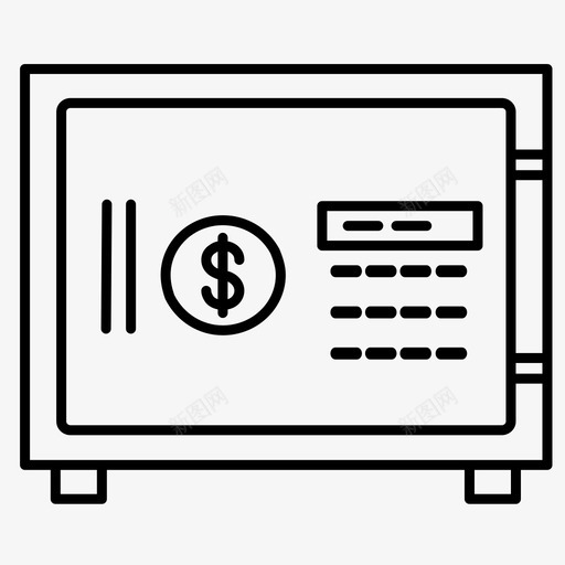 储物柜保险柜商业策略svg_新图网 https://ixintu.com 储物柜 保险柜 商业 策略