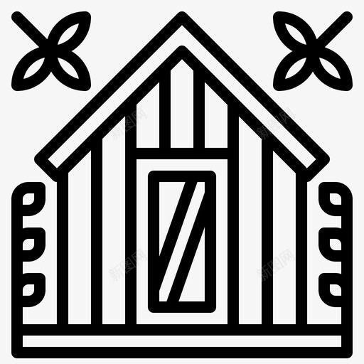 花园仓库建筑小屋svg_新图网 https://ixintu.com 花园 仓库 建筑 小屋 棚屋 工具