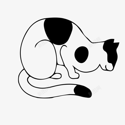 猫咪2svg_新图网 https://ixintu.com 猫咪