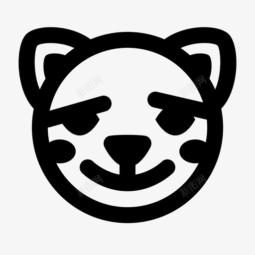 猫表情腮红动物可爱svg_新图网 https://ixintu.com 表情 腮红 动物 可爱