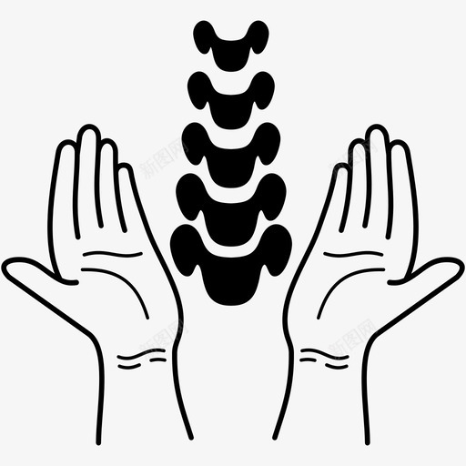 脊椎按摩脊椎理疗svg_新图网 https://ixintu.com 脊椎 按摩 理疗