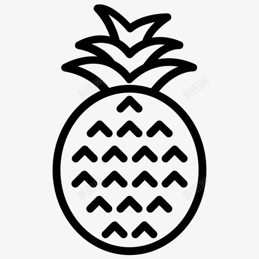 菠萝柑橘类水果健康水果svg_新图网 https://ixintu.com 水果 健康 菠萝 柑橘 橘类 多汁 热带水果 有机 花卉 图标