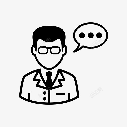 医务人员化身医生svg_新图网 https://ixintu.com 医务人员 医生 化身 听诊器 部分