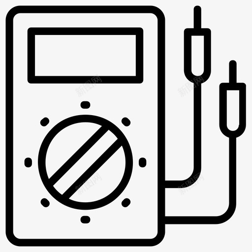 里程表直径压力表svg_新图网 https://ixintu.com 压力表 里程表 直径 速度 度表 汽车维修 线图 图标