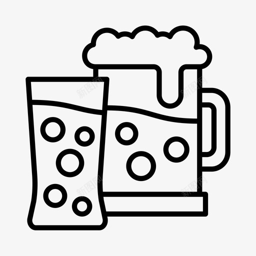 啤酒荷兰淡啤酒svg_新图网 https://ixintu.com 荷兰 啤酒 淡啤酒