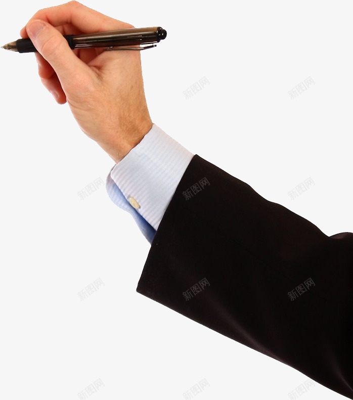 举着钢笔的手png免抠素材_新图网 https://ixintu.com 举着 钢笔