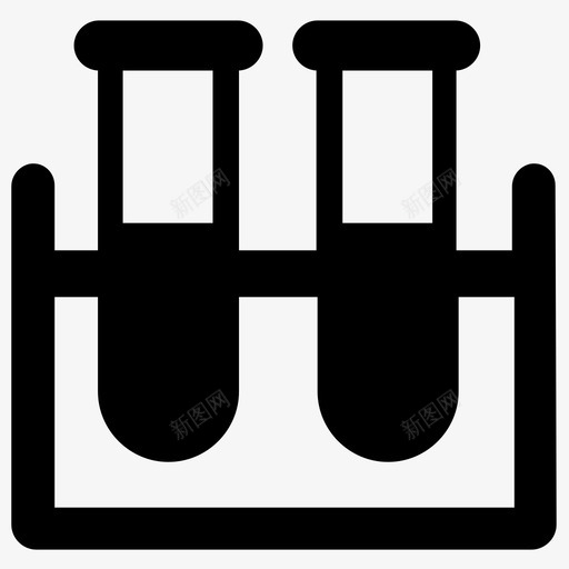 试管实验工具实验管svg_新图网 https://ixintu.com 试管 实验 实验室 工具 烧瓶 玻璃 科学 字形 图标