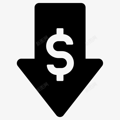 危机破产减少svg_新图网 https://ixintu.com 破产 危机 减少 损失