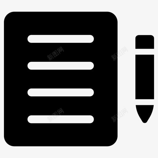 写笔记纸svg_新图网 https://ixintu.com 笔记 纸笔 文件