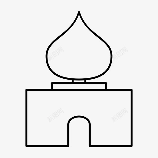 清真寺礼拜场所svg_新图网 https://ixintu.com 清真寺 礼拜 场所