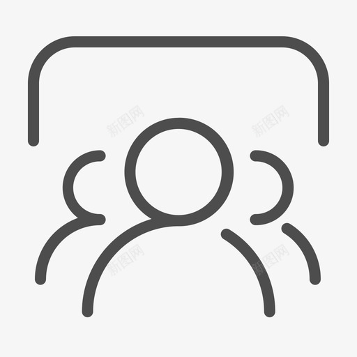 icon会议展览svg_新图网 https://ixintu.com 会议展览