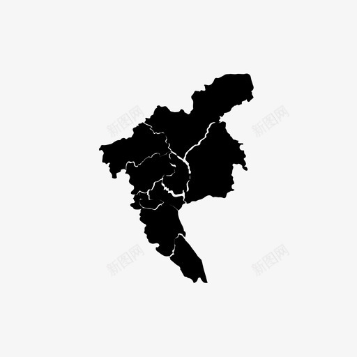 广州地图svg_新图网 https://ixintu.com 广州 地图