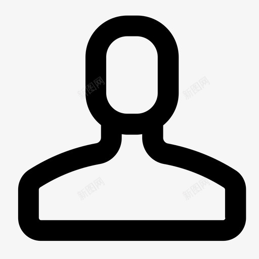个人资料头像人物svg_新图网 https://ixintu.com 个人资料 头像 人物 社交 用户