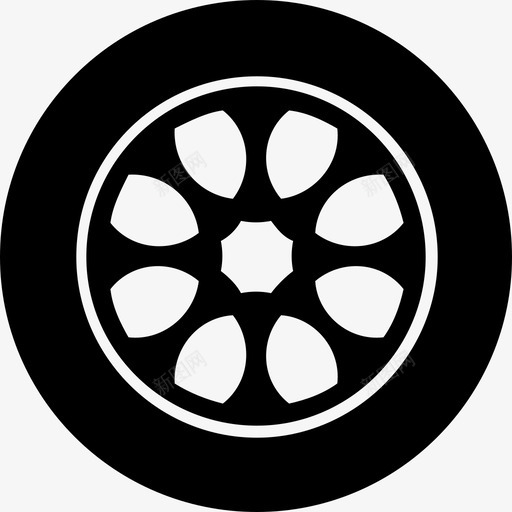 车轮合金汽车svg_新图网 https://ixintu.com 车轮 合金 汽车 汽车轮胎