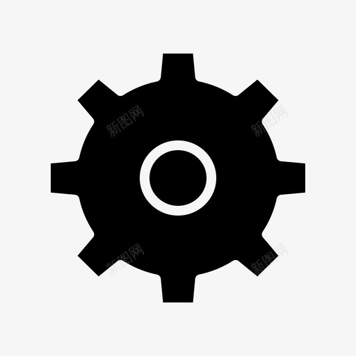 齿轮机器零件设置svg_新图网 https://ixintu.com 齿轮 机器 零件 设置 基本 图标