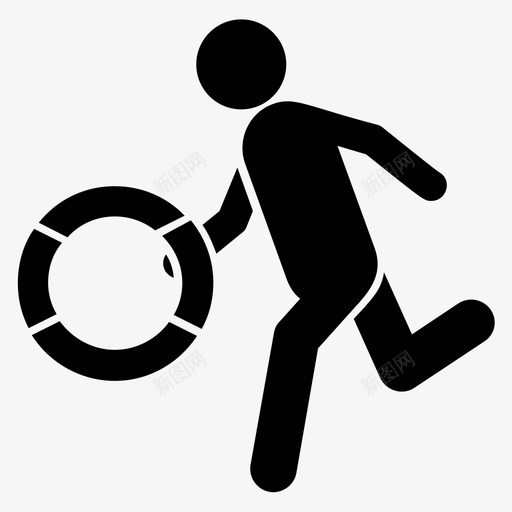 游泳管体育锻炼游泳运动员svg_新图网 https://ixintu.com 游泳 体育锻炼 运动员 设备 水上运动 游泳池 字形 图标