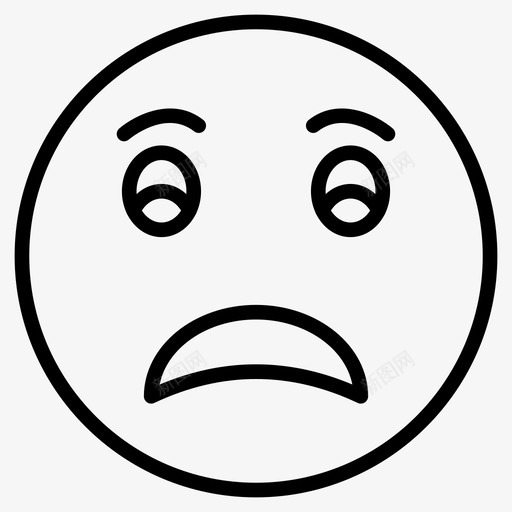 担忧表情表情符号svg_新图网 https://ixintu.com 表情 担忧 符号 恐惧 震惊 笑脸 第一 一卷