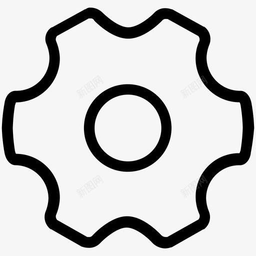 75x75齿轮01svg_新图网 https://ixintu.com 齿轮