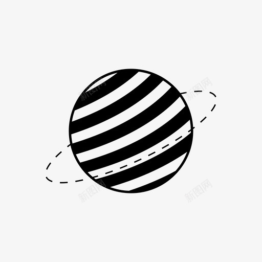 行星天体月亮svg_新图网 https://ixintu.com 行星 天体 月亮 轨道 恒星
