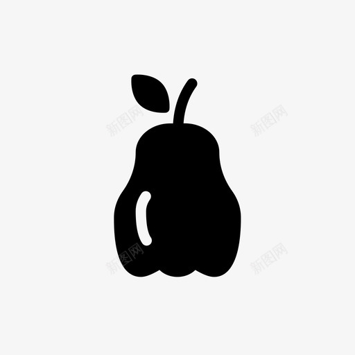玫瑰苹果食物水果svg_新图网 https://ixintu.com 玫瑰 苹果 水果 图标 食物 向量 字形 样式