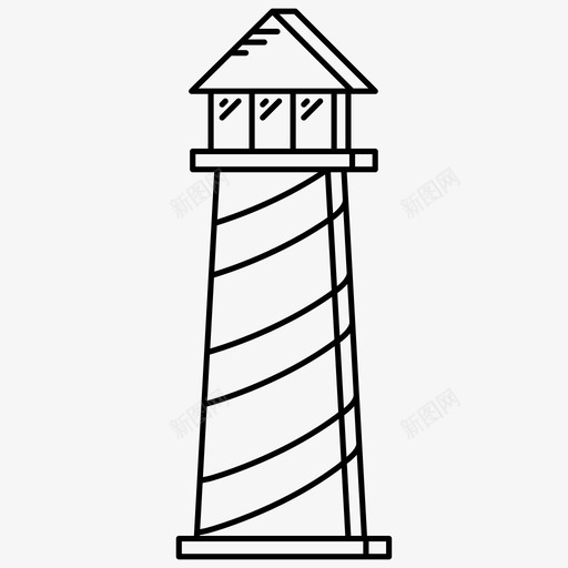 灯塔向导照耀svg_新图网 https://ixintu.com 灯塔 向导 照耀 建筑