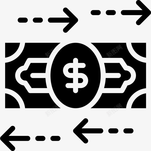 货币流通商业金融svg_新图网 https://ixintu.com 货币流通 商业 金融 销售 零售 零售商 固体