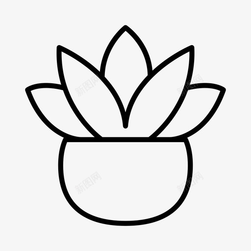 肉质植物学自然svg_新图网 https://ixintu.com 植物 肉质 植物学 自然 盆栽 室内装饰