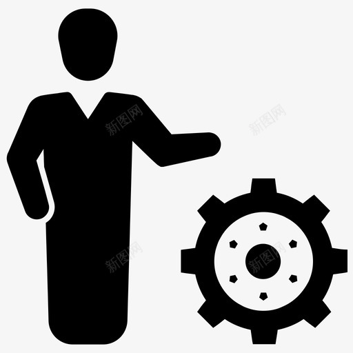 业务管理商人设备svg_新图网 https://ixintu.com 业务管理 商人 设备 设置 专家