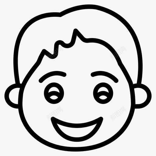 笑表情高兴svg_新图网 https://ixintu.com 表情 高兴 快乐 微笑 笑脸 第一 一卷