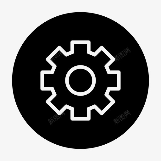 齿轮工厂工业svg_新图网 https://ixintu.com 齿轮 工厂 工业 设置 图标