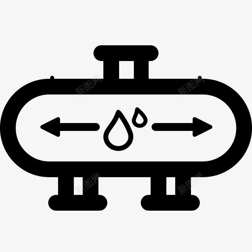 w0400006中央空调分水器svg_新图网 https://ixintu.com 中央空调 水器
