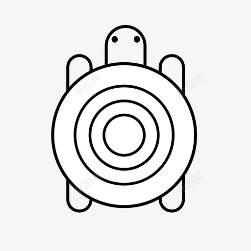 小乌龟svg_新图网 https://ixintu.com 乌龟