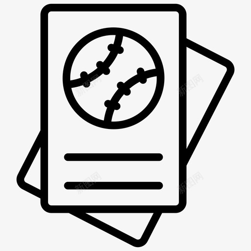 篮球票入场券比赛通行证svg_新图网 https://ixintu.com 篮球 球票 比赛 入场券 通行证 门票 体育赛事 线图 图标