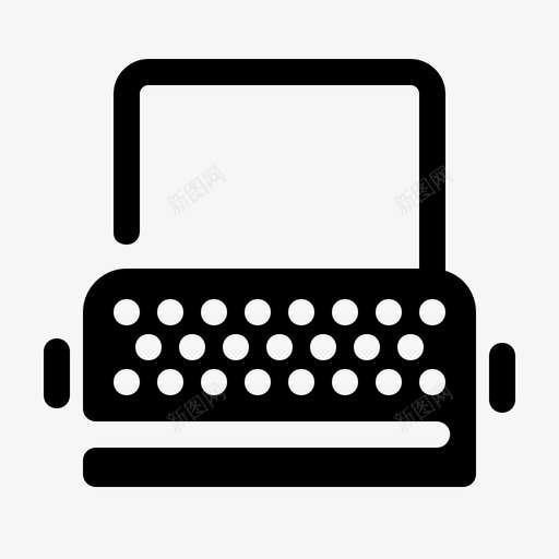 打字机纸张脚本svg_新图网 https://ixintu.com 打字机 纸张 脚本 文本 电影院