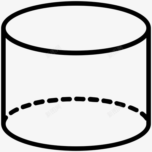 圆柱体二维设计二维造型svg_新图网 https://ixintu.com 造型 二维 圆柱体 设计 三维设计 三维 几何 五边形 线条 图标