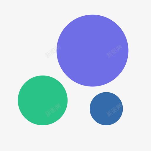 fsux图表气泡图svg_新图网 https://ixintu.com 图表 气泡 填充 扁平 多色 商务 精美 简约