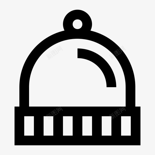比尼寒冷帽子svg_新图网 https://ixintu.com 比尼 寒冷 帽子 温暖 冬天