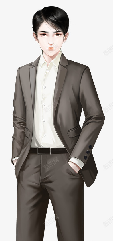 穿西装的男子png免抠素材_新图网 https://ixintu.com 穿西 装的 男子
