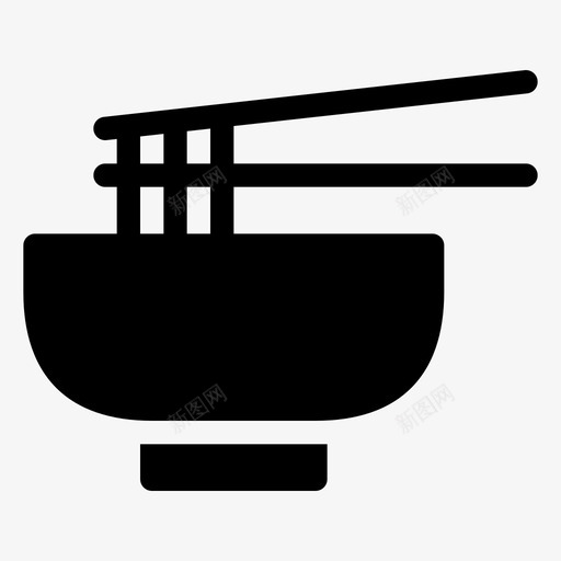 面条碗面食svg_新图网 https://ixintu.com 面条 碗面 面食 拉面