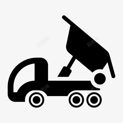 翻斗车搬运车自卸汽车svg_新图网 https://ixintu.com 翻斗车 搬运 自卸 汽车 卡车 施工 设备