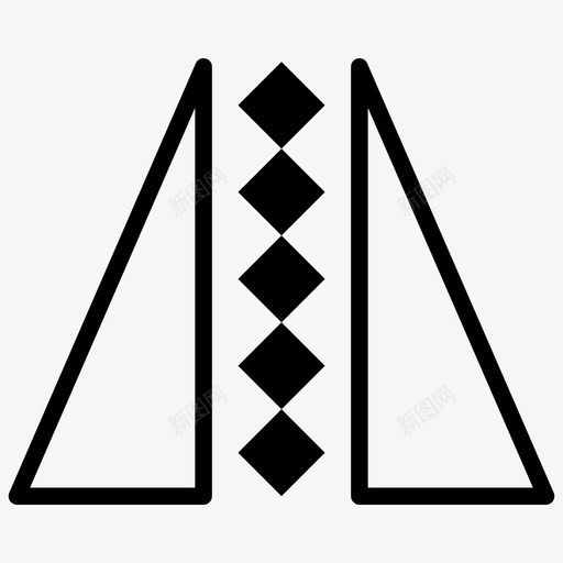 部落帐篷古代图案野营svg_新图网 https://ixintu.com 部落 帐篷 古代 图案 野营 印度 文化 纹身 线图 图标