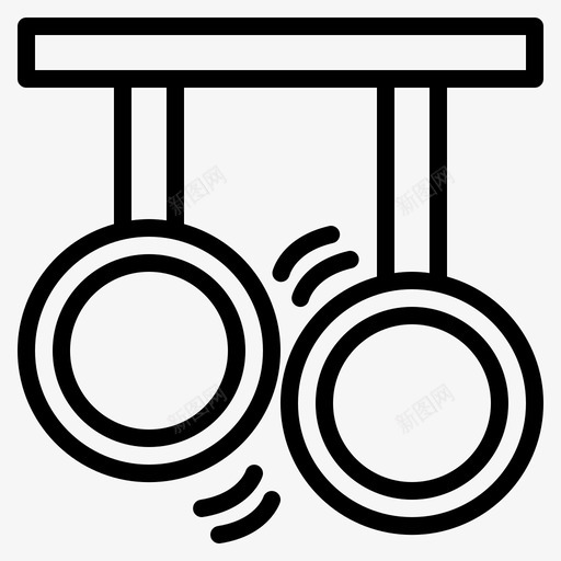 吊环竞赛体操运动员svg_新图网 https://ixintu.com 体操 吊环 竞赛 运动员 体育 体育健身 健身馆