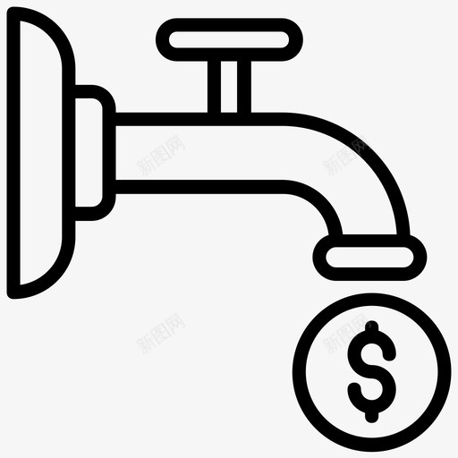 资金流出现金流现金流出svg_新图网 https://ixintu.com 资金 流出 资金流 现金流 现金 外流 业务 项目 计划 划行 图标