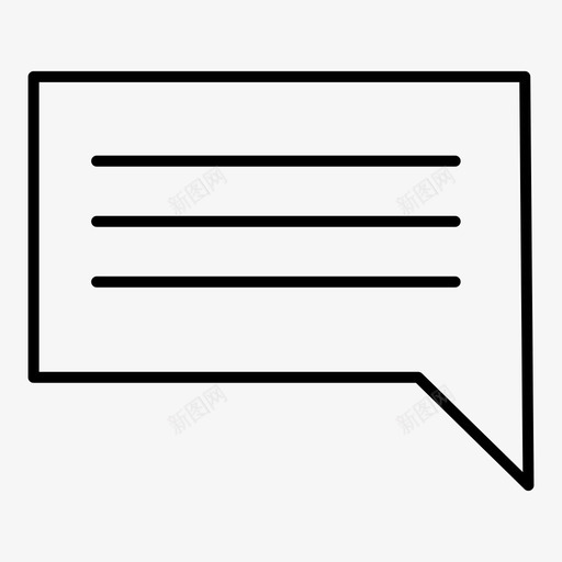 信息讨论反馈svg_新图网 https://ixintu.com 信息 讨论 反馈 回复 演讲 气泡