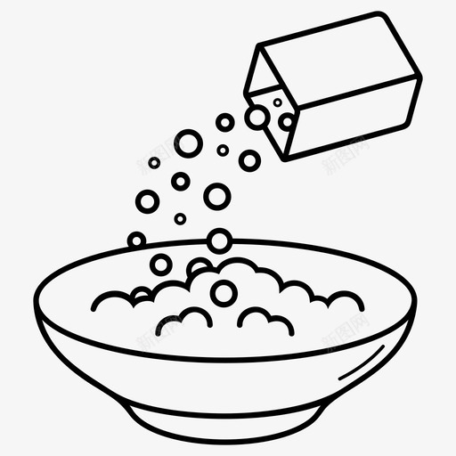 倒进碗里狗食物svg_新图网 https://ixintu.com 倒进 碗里 狗食 食物