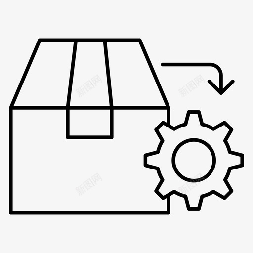 纸箱包装包裹svg_新图网 https://ixintu.com 纸箱 包装 包裹 偏好 设置 物流配送