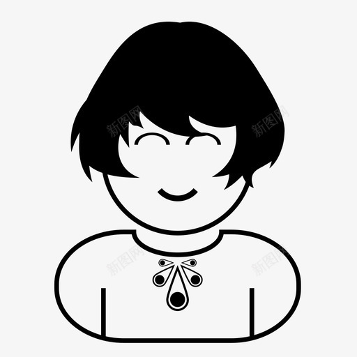 妈妈表情符号女士svg_新图网 https://ixintu.com 妈妈 表情 符号 女士 母亲节 女人