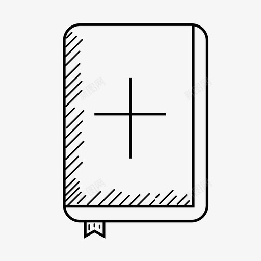 圣经书籍基督教svg_新图网 https://ixintu.com 圣经 书籍 基督教 圣洁 宗教 手绘 圣诞 图标